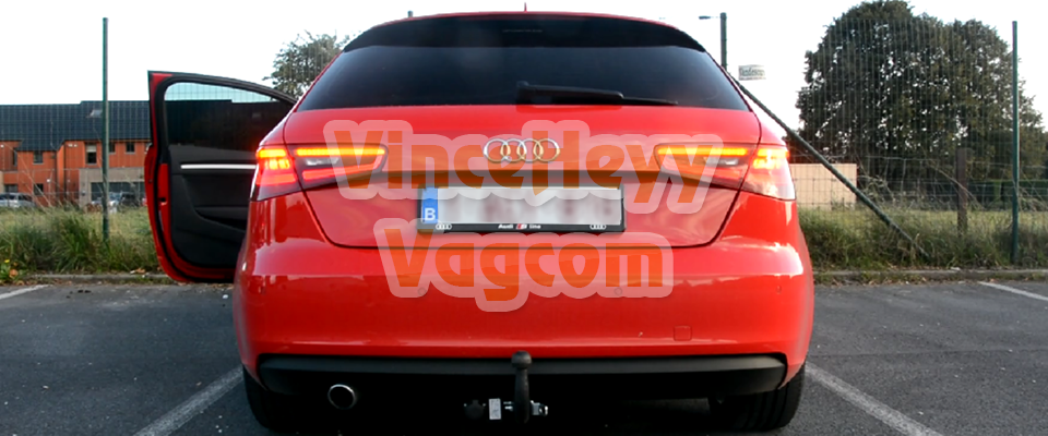 Audi A3 8v - Feux de frein en plus des cligno